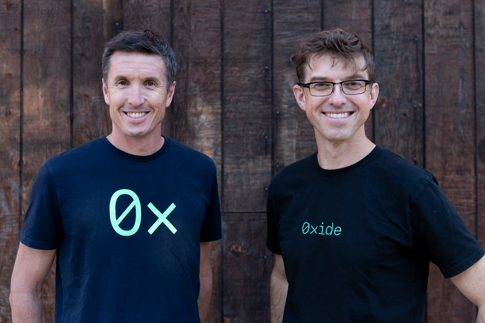 Oxide co-founders Steve Tuck (left) and Byran Cantrill.