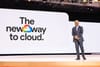 Google Cloud CEO Thomas Kurian speaks at Cloud Next 2023.