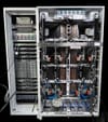 A server rack holding Microsoft's new GB200 server, which features Nvidia's next-generation GPUs and Grace CPUs.