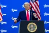 U.S. President Donald Trump does a stupid dance at CPAC.