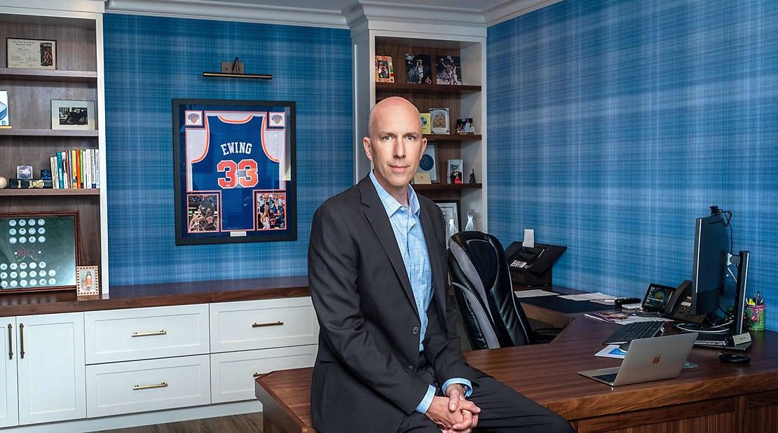 Bill Cassidy, CIO, New York Life in his office